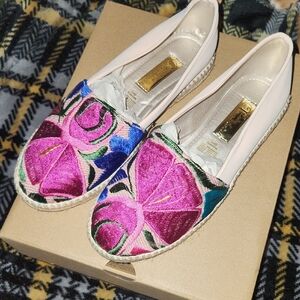 Floral Embroidered Women's Espadrilles